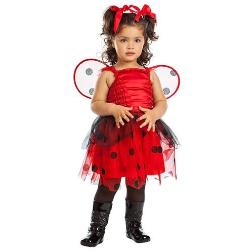 Lieveheersbeestje Kostuum Meisje 3-4 Jaar, Kinderen en Baby's, Carnavalskleding en Verkleedspullen, Nieuw, Verzenden