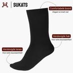 Sukats® Merino Wollen Sokken - 8 Paar - Meerdere Varianten, Sokken en Kniesokken, Verzenden, Zwart, Sukats