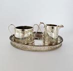Ontbijtservies - Elegant Silver-Plated Breakfast Set -, Antiek en Kunst