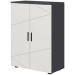 TRUUSK Badkamerkast Bijzettafel Met Dubbele Deur Badkast Met, Huis en Inrichting, Badkamer | Badkamermeubels, Verzenden, Nieuw