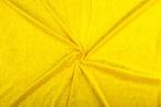 Velvet stof geel stof - 10m rol - Polyester stof, Hobby en Vrije tijd, Stoffen en Lappen, 200 cm of meer, Nieuw, Polyester, 120 cm of meer