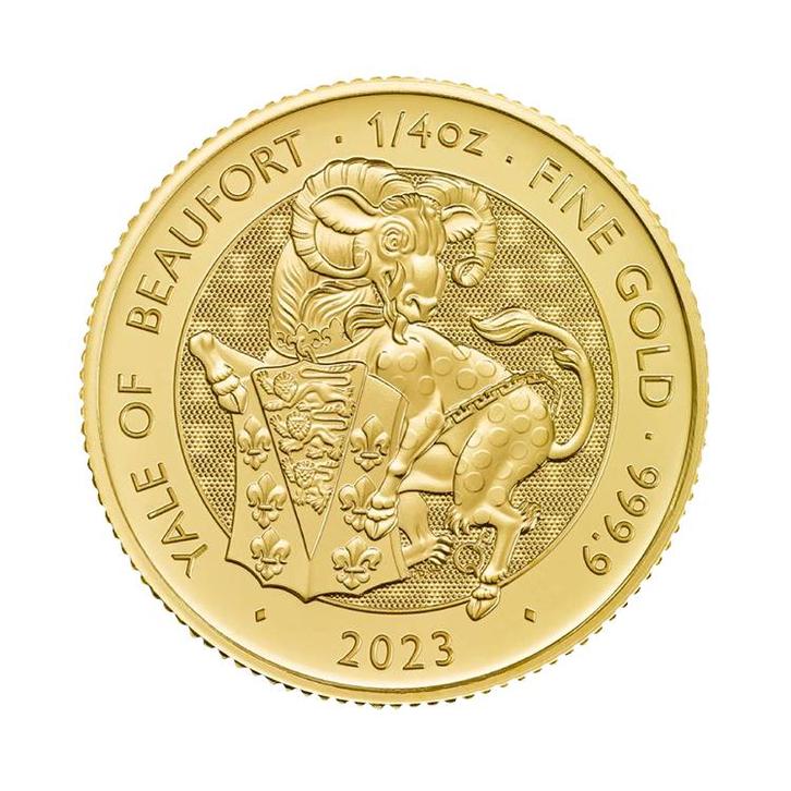 Tudor Beasts Yale of Beaufort 2023 1/4 troy ounce, Postzegels en Munten, Edelmetalen en Baren, Verzenden