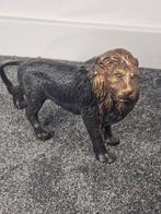 Beeld, Bronzen leeuw - 1,2 kg - 14 cm - Brons, Antiek en Kunst