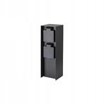 Tuinpaal contactdoos tweevoudig - 23cm - RVS - Zwart, Ophalen of Verzenden, Nieuw