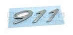 99155923101 Porsche 911 Chrome achterliggende badge. 991, Verzenden, Nieuw