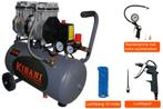 Kibani Super Stille Compressor 24 Liter + Luchtslang +, Nieuw, Kibani