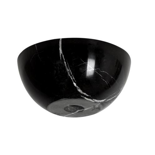 Waskom Opbouw Plieger Mini Round 26x12 cm Marmer Zwart, Doe-het-zelf en Verbouw, Sanitair, Overige typen, Nieuw, Ophalen of Verzenden