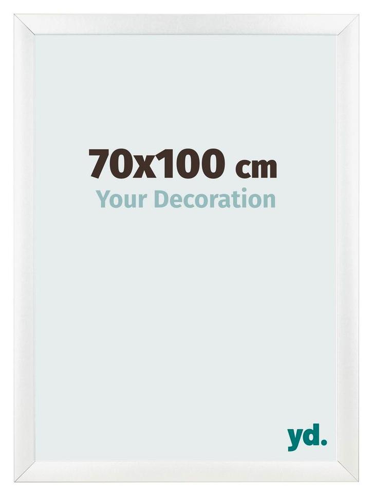 Fotolijst 70x100 cm - Wit Mat - MDF - Pisa, Huis en Inrichting, Woonaccessoires | Lijsten, Nieuw, Verzenden