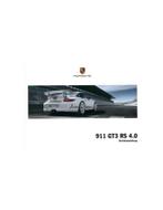 2011 PORSCHE 911 GT3 RS 4.0 INSTRUCTIEBOEKJE DUITS, Auto diversen, Handleidingen en Instructieboekjes