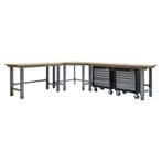 Werkbank hoekopstelling - Hoek werkbank 310 cm x 260 cm, Doe-het-zelf en Verbouw, Werkbanken, Ophalen of Verzenden, Nieuw
