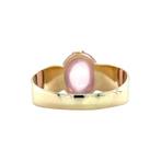 Gouden vintage ring met ster rozenkwarts 14 krt, Sieraden, Tassen en Uiterlijk, Ringen, Ophalen of Verzenden, Nieuw