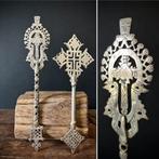 Kruis (2) - Koptisch - zilverlegering - 1990-2000 - Meskel -