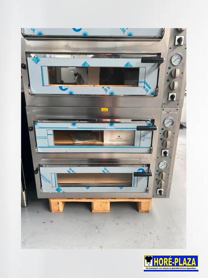 Pizzaoven 2x6 Ø350mm | WR-FD26-MF | DIAMOND, Zakelijke goederen, Horeca | Keukenapparatuur, Nieuw in verpakking