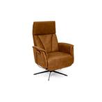 Relaxfauteuil Elst - relaxfauteuils - Cognac, Huis en Inrichting, Stoelen, Nieuw, Stof, Bruin