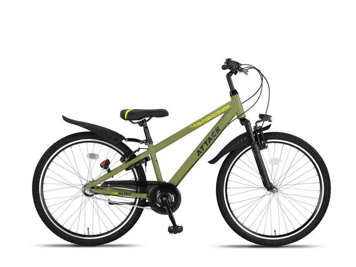 Altec Attack 26 Inch Jongensfiets 3 versnellingen Army Groen, Fietsen en Brommers, Fietsen | Jongens, Nieuw, Ophalen of Verzenden