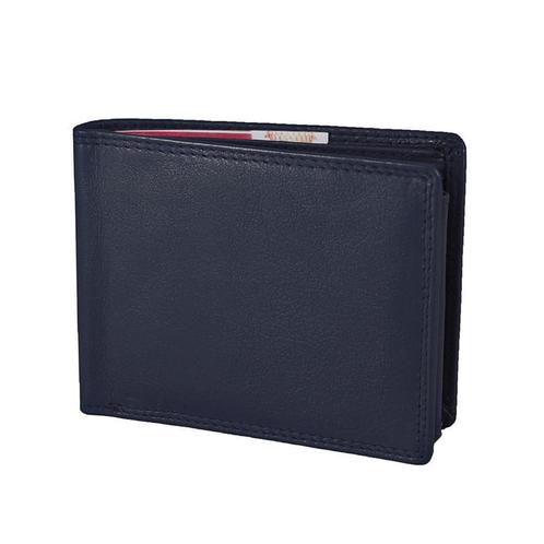 Houtkamp Leren Heren Portemonnee - Billfold - Leer - Blauw, Sieraden, Tassen en Uiterlijk, Portemonnees, Blauw, Nieuw, Overige merken