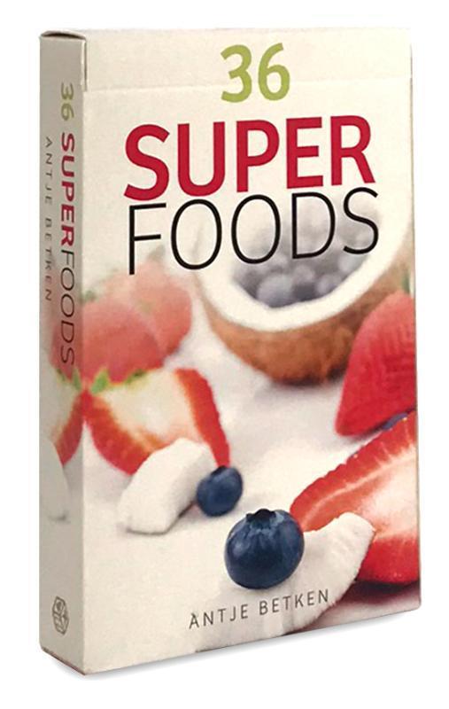 36 Superfoods 9789085081937 Antje Betken, Boeken, Kookboeken, Zo goed als nieuw, Verzenden