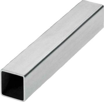 Vierkante Buis Aluminium  40 mm - op maat gezaagd beschikbaar voor biedingen