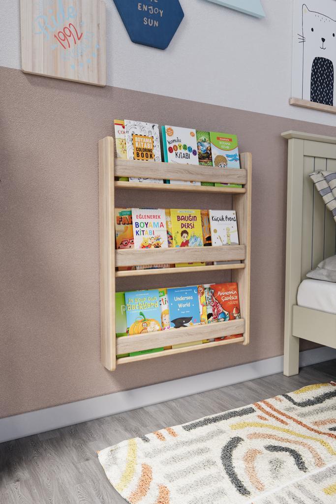 Kinderboekenkast - Montessori Boekenkast - Kinderboekenrek, Huis en Inrichting, Kasten | Boekenkasten, Minder dan 25 cm, Nieuw