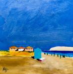 Salvatore Magazzini (1955) - Marina toscana, Antiek en Kunst, Kunst | Schilderijen | Modern