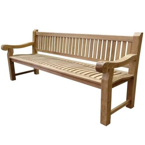 Elephant tuinbank 220x61xH91 cm teak zware uitvoering, Tuin en Terras, Tuinsets en Loungesets, Nieuw, Ophalen of Verzenden