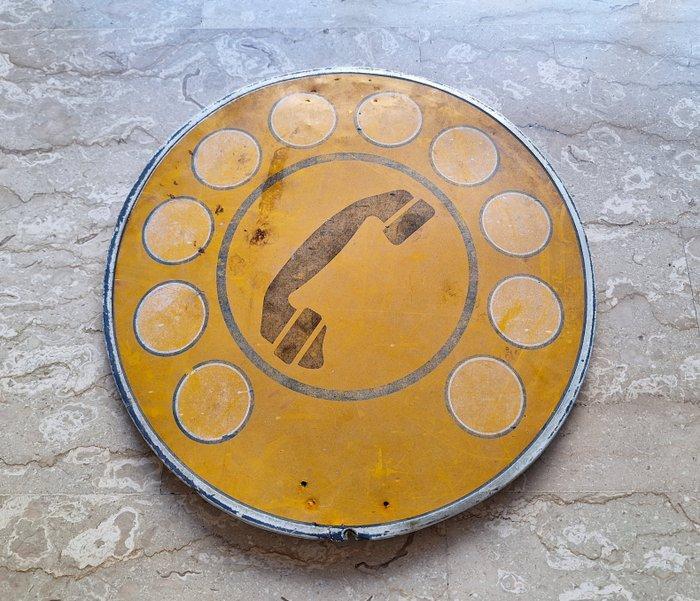 Sip - Signaal voor openbare telefoon - Emaille bord - Metaal, Antiek en Kunst, Antiek | Wandborden en Tegels