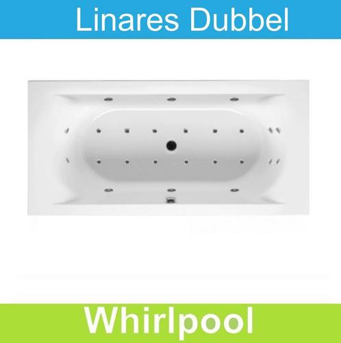 Ligbad Riho Linares 190 x 90 cm Mat Wit Whirlpool Dubbel, Doe-het-zelf en Verbouw, Sanitair, Bad, Nieuw, Ophalen of Verzenden