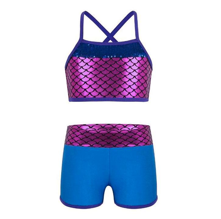 Danssetje Charlene - blauw - maat 134/140, Sport en Fitness, Dansen, Kleding, Nieuw, Ophalen of Verzenden