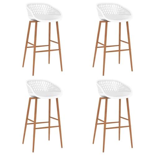 Barkrukken Wit (4) - Retourdeal - Robuust & Goedkoop!, Huis en Inrichting, Barkrukken, 90 cm of meer, 4 krukken, Nieuw, Ophalen of Verzenden