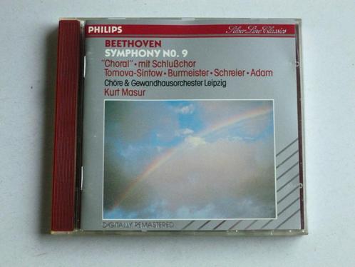 Beethoven - Symphony no 9 / Kurt Masur, Cd's en Dvd's, Cd's | Klassiek, Verzenden