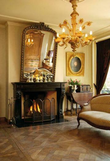 Antieke marmeren schouw, Louis XV, open haard, `t Achterhuis beschikbaar voor biedingen