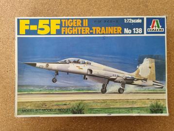 Italeri 138 F-5F Tiger II Fighter-trainer1:72 beschikbaar voor biedingen