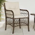 Set Bruine Poly Rattan Stoelen | tweedekansje | Comfort &..., Ophalen of Verzenden, Nieuw, Rotan