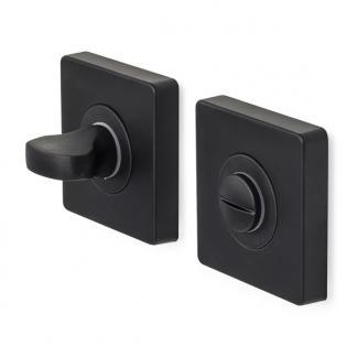 Deurbeslag | Wc-sluiting | Intersteel (Zamak, Mat zwart), Doe-het-zelf en Verbouw, Hang- en Sluitwerk, Nieuw, Verzenden