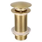 Wastafel Afvoerplug Differnz Pop Up Design 9.8 cm Mat Goud, Ophalen of Verzenden, Nieuw