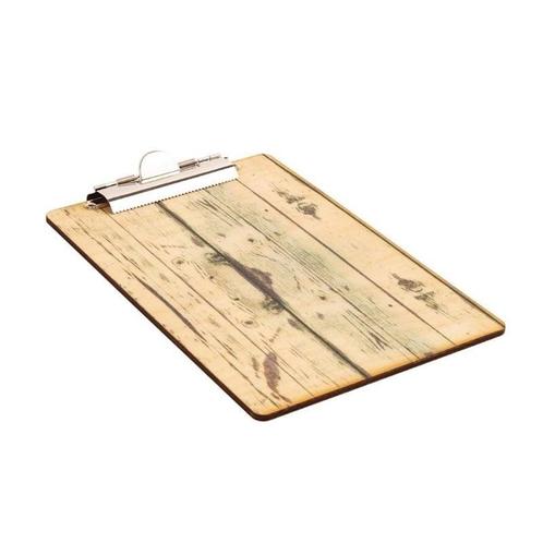 Menu klemborden met hout look | A4 formaat Olympia, Zakelijke goederen, Horeca | Keukenapparatuur, Nieuw in verpakking, Verzenden