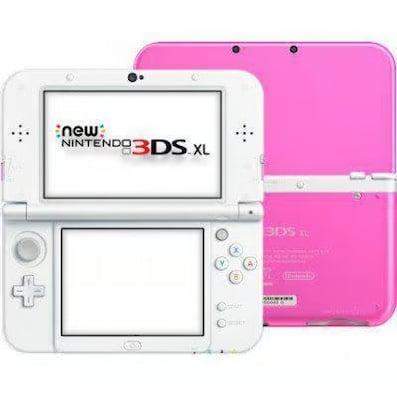 New Nintendo 3DS XL Roze/Wit (Nette Staat & Krasvrije Sch..., Spelcomputers en Games, Spelcomputers | Nintendo 2DS en 3DS, Zo goed als nieuw