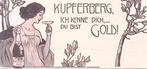 Reclame Kupferberg (lijst optie, Kunst, Antiek en Kunst), Antiek en Kunst, Verzenden