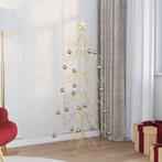 vidaXL Metalen kerstboom met standaard Goud 150 cm, Verzenden, Nieuw