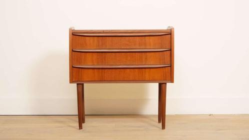 Vintage ladekast | 3 lades | Nachtkastje, Huis en Inrichting, Kasten | Ladekasten, Ophalen of Verzenden