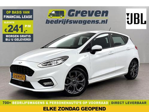 Ford Fiesta 1.0 EcoBoost ST-Line JBL Audio LED Carplay Clima, Auto's, Ford, Lease, Handgeschakeld, Financial lease, Benzine, Wit