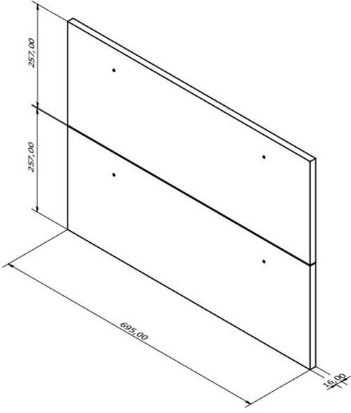 Beaux Ladefront van €94.00 voor €58.30, Huis en Inrichting, Badkamer | Badkamermeubels, Overige typen, Nieuw, Ophalen of Verzenden