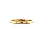 Gouden gladde (aanschuif) ring 14 karaat, Sieraden, Tassen en Uiterlijk, Ringen, Verzenden, Zo goed als nieuw, Goud, Goud