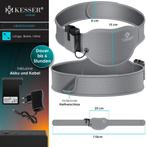 Warmtekussen rug - Warmteband - Verwarmde rugband - Grijs -, Verzenden, Zo goed als nieuw