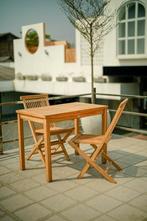 Teakea - Teak tuintafel | 120x60x75 | Bistro teaktafel, 100 tot 150 cm, Verzenden, Teakhout, Nieuw