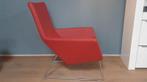 Fauteuil Label Don  rood REFURBISHED, Ophalen of Verzenden, Zo goed als nieuw, 50 tot 75 cm, Leer