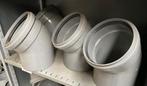 PVC BOCHT 250mm 45gr 1xMV KORT, Doe-het-zelf en Verbouw, Buizen en Afvoer, Ophalen of Verzenden, Nieuw