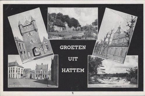 HATTEM - Meerluik groeten uit Hattem, Verzamelen, Ansichtkaarten | Nederland, Verzenden