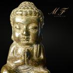 Prachtige Boeddha en JPyrite Gravure - Hoogte: 110 mm -