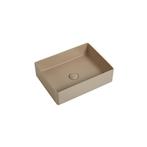Wastafel Vincenza 47x36x13cm mat beige, Doe-het-zelf en Verbouw, Sanitair, Verzenden, Nieuw